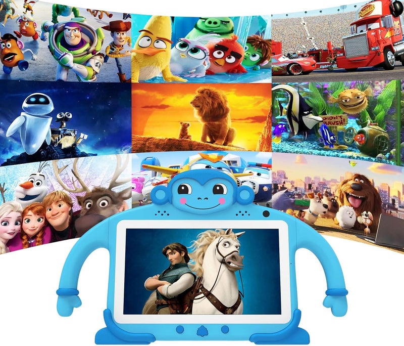 Tbltaca Kids Tablet 7 inch Tablet for Kids 3-7 32GB ROM Toddler Tablets with Youtube WiFi Case, Kids Android Tablets for Kids Toddlers Child Software Installed Parent Controls Lots of Content for Boys Girls - Image 3